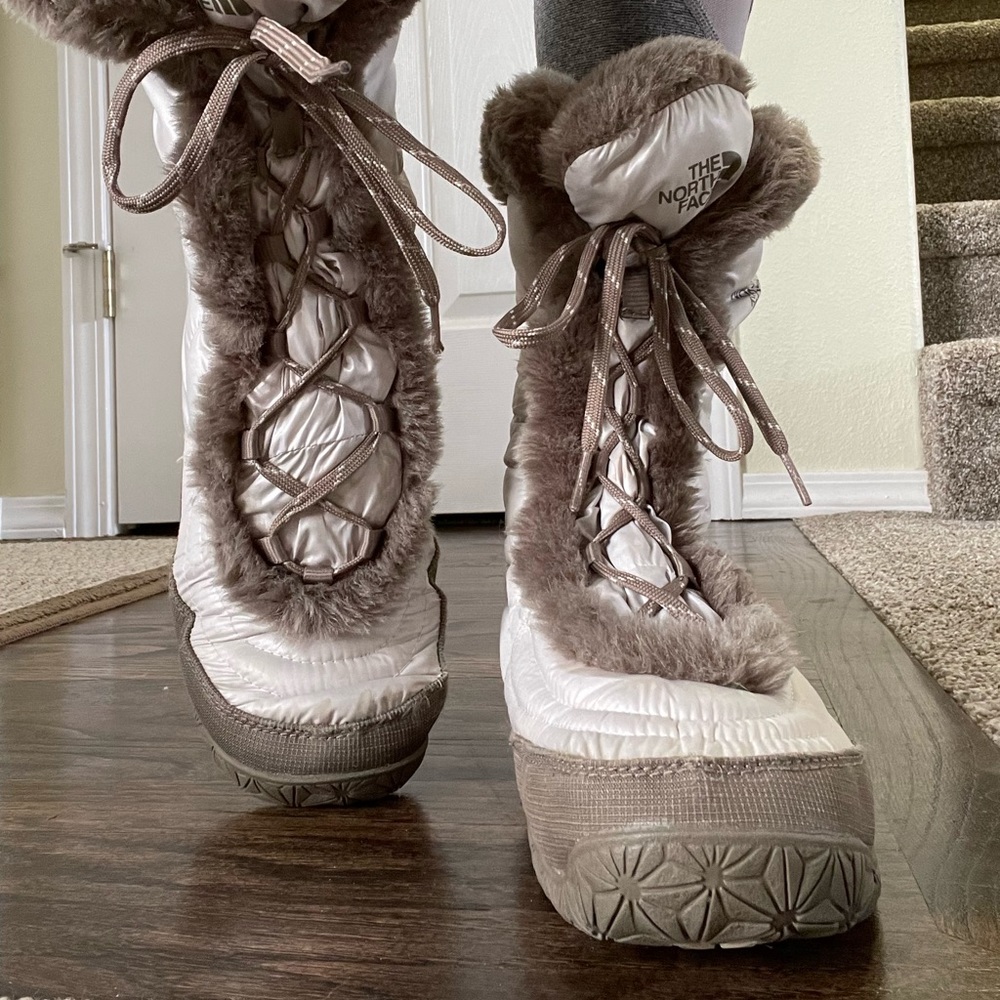 The North Face White Boots